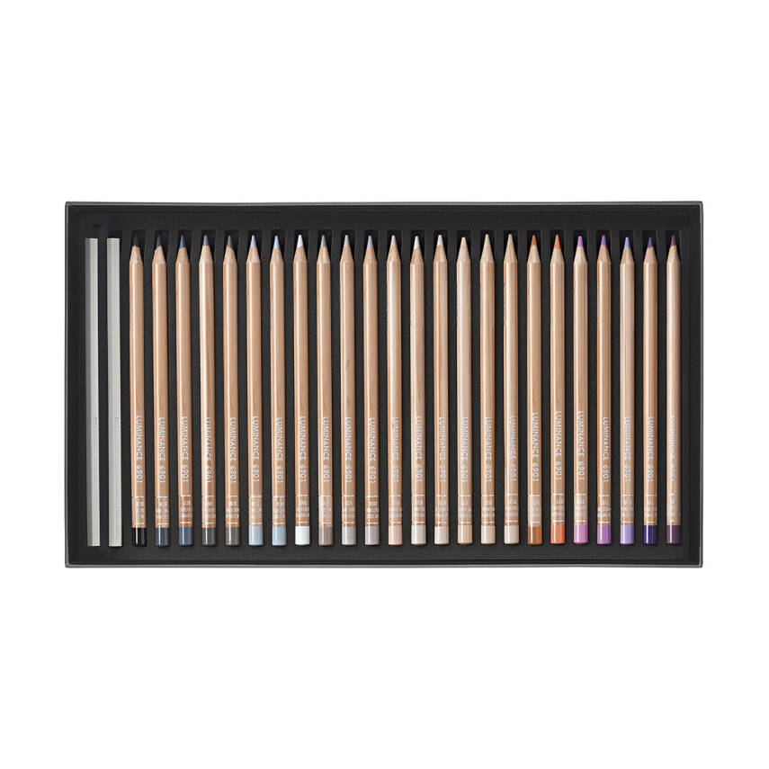 Caran d'Ache Luminance 6901 Kuru Boya Kalem Seti 76 Renk - 6