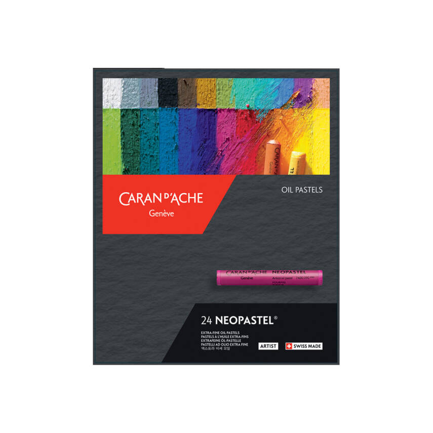 Caran d'Ache Neo Pastel Seti 24 Renk - 2