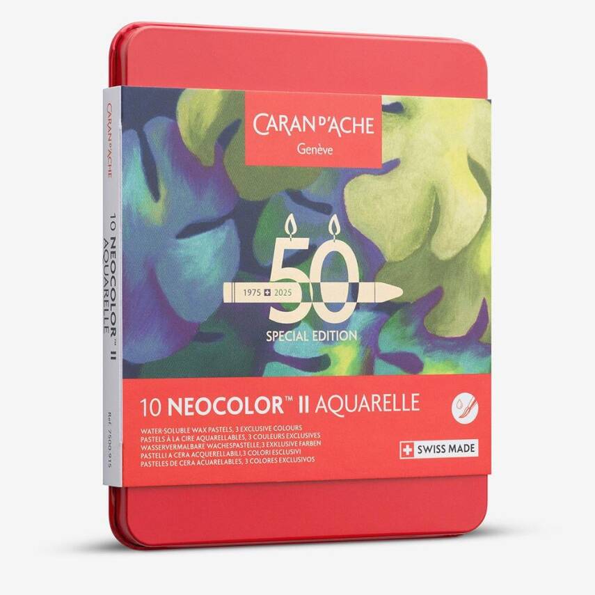 Caran d'Ache Neo Pastel Seti Lush 10 Renk - 1