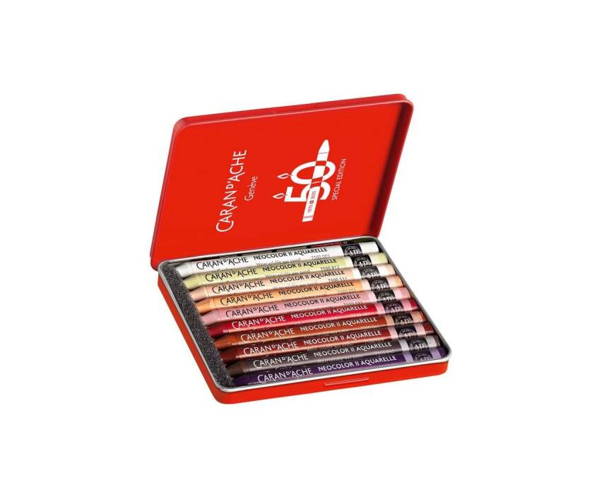 Caran d'Ache Neo Pastel Seti Portrait 10 Renk - 2