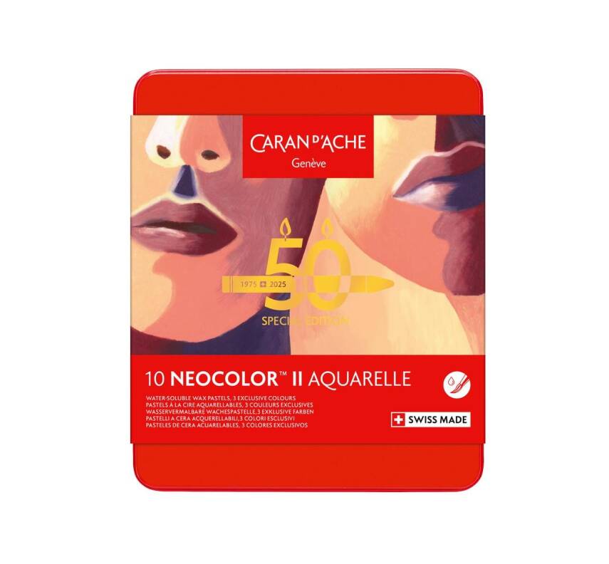 Caran d'Ache Neo Pastel Seti Portrait 10 Renk - 1