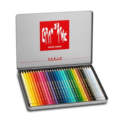 Caran d'Ache Pablo Dry Colour Pencil Set, 30 Colours