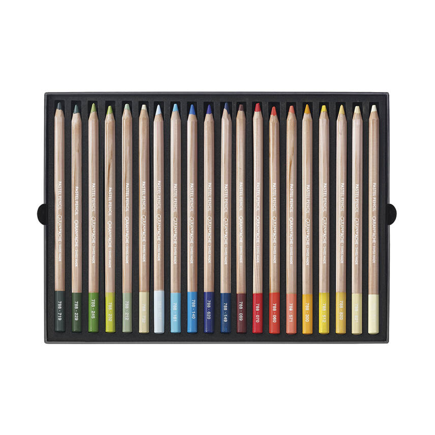 Caran d'Ache Pastel Pencils Set 40 Renk - 2
