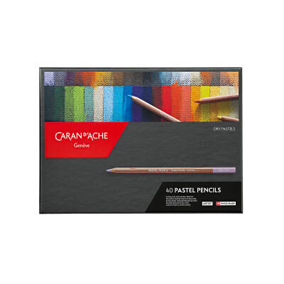 Caran d'Ache Pastel Pencils Set 40 Renk - 4