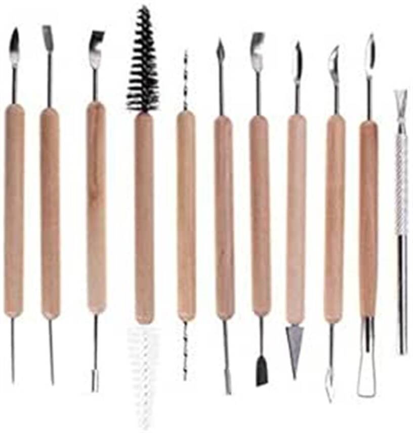 Ceramic Carving and Cleaning Detail Set 11 Pieces - 1