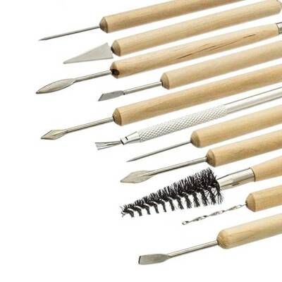 Ceramic Carving and Cleaning Detail Set 11 Pieces - 1