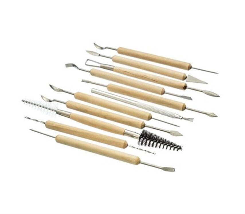 Ceramic Carving and Cleaning Detail Set 11 Pieces - SA0019 - 2