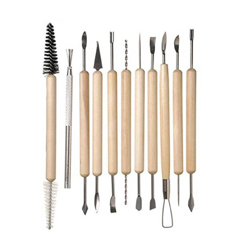 Ceramic Carving and Cleaning Detail Set 11 Pieces - SA0019 - 2