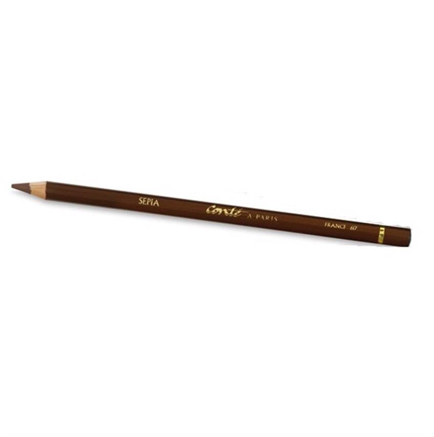 Conte A Paris Sketching Pencil Sepia Round - 1