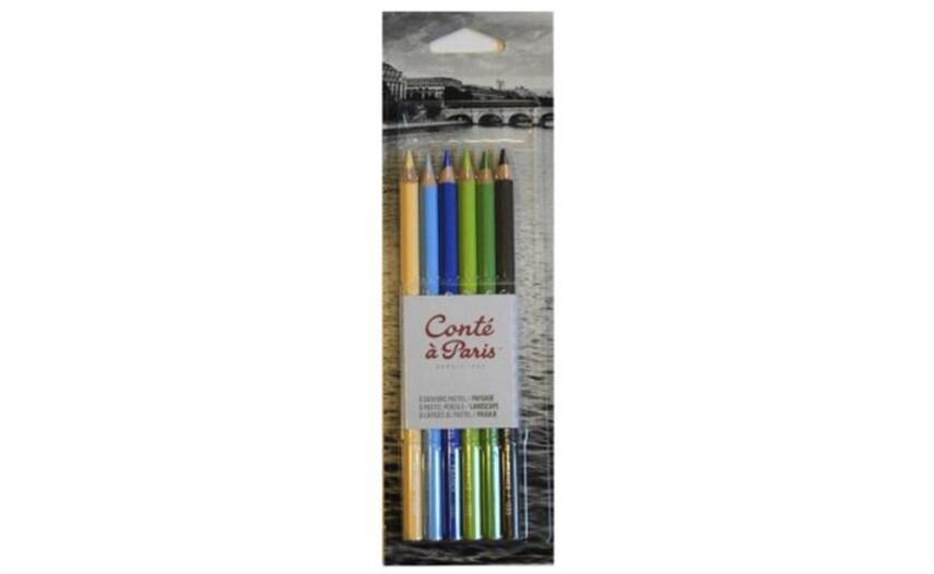Conte â Paris 6'lı Pastel Kalemi (Manzara Renkleri) - 1