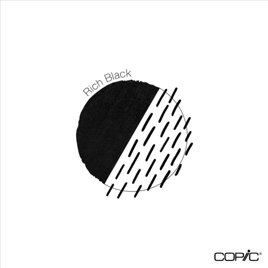 Copic Acrea Marker Rich Black - 3
