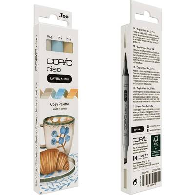 Copic Ciao 3'lü Layer Mix Set Cozy Palette (1)