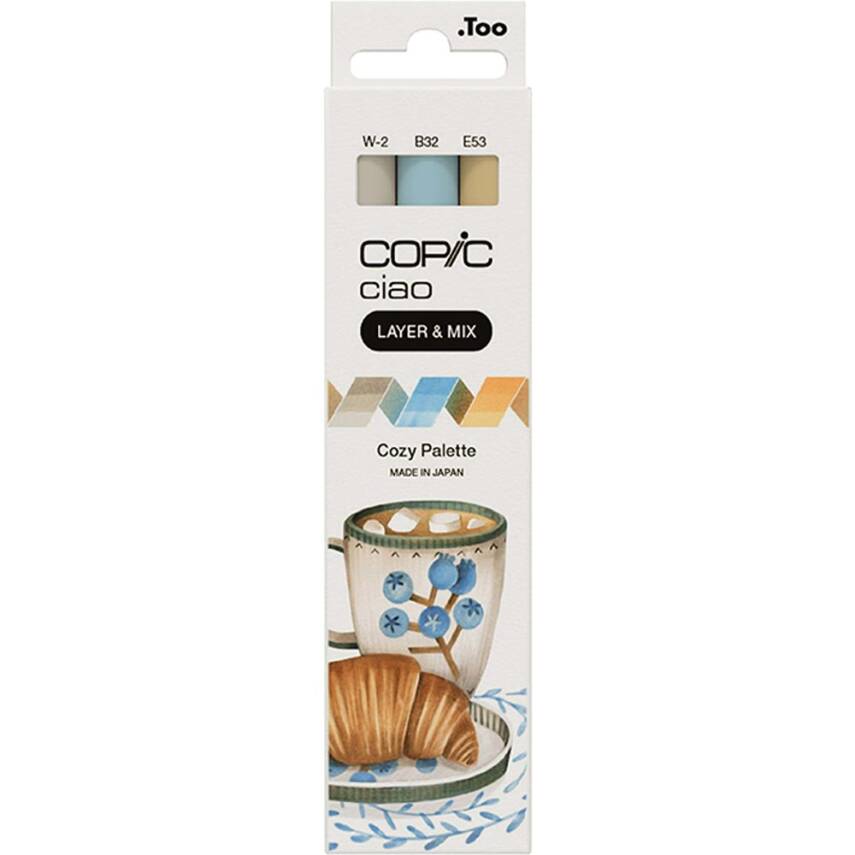 Copic Ciao 3'lü Layer Mix Set Cozy Palette - 1