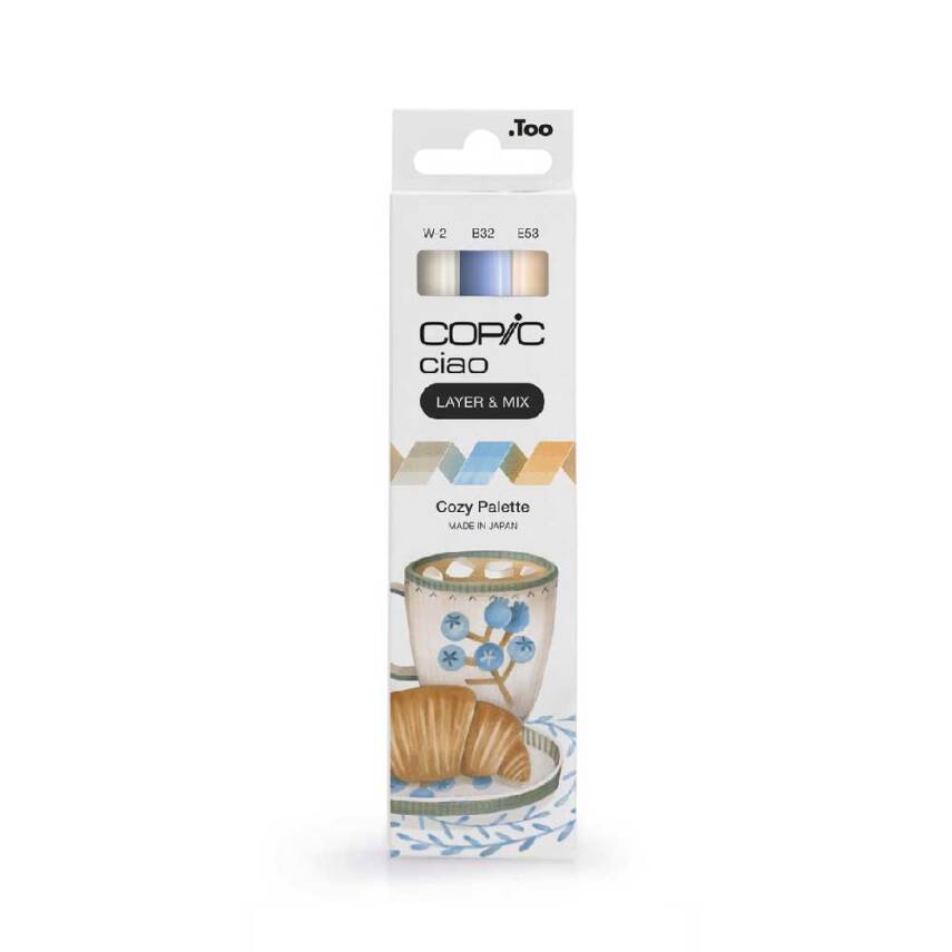 Copic Ciao 3'lü Layer Mix Set Cozy Palette - 1