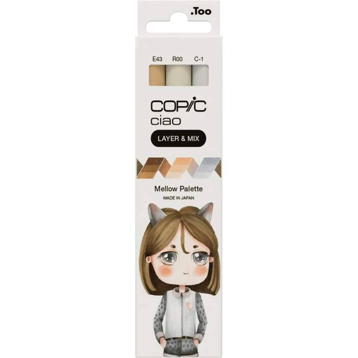 Copic Ciao 3'lü Layer Mix Set Mellow Palette - 1