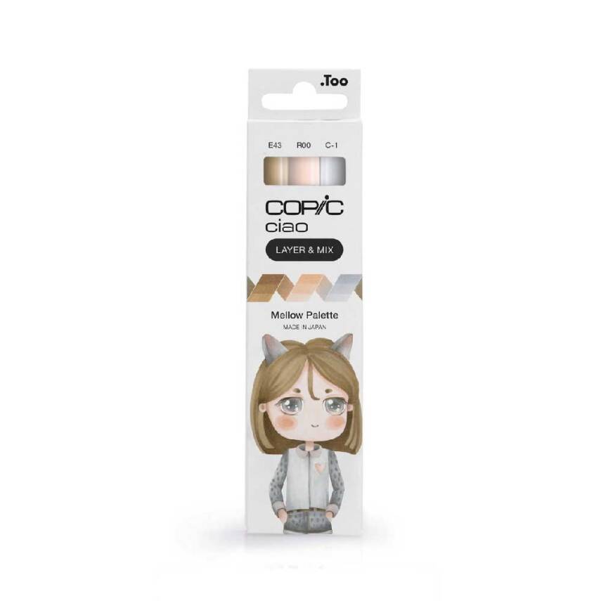 Copic Ciao 3'lü Layer Mix Set Mellow Palette - 1