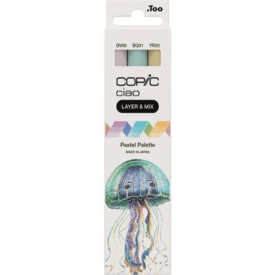 Copic Ciao 3'lü Layer Mix Set Pastel Palette