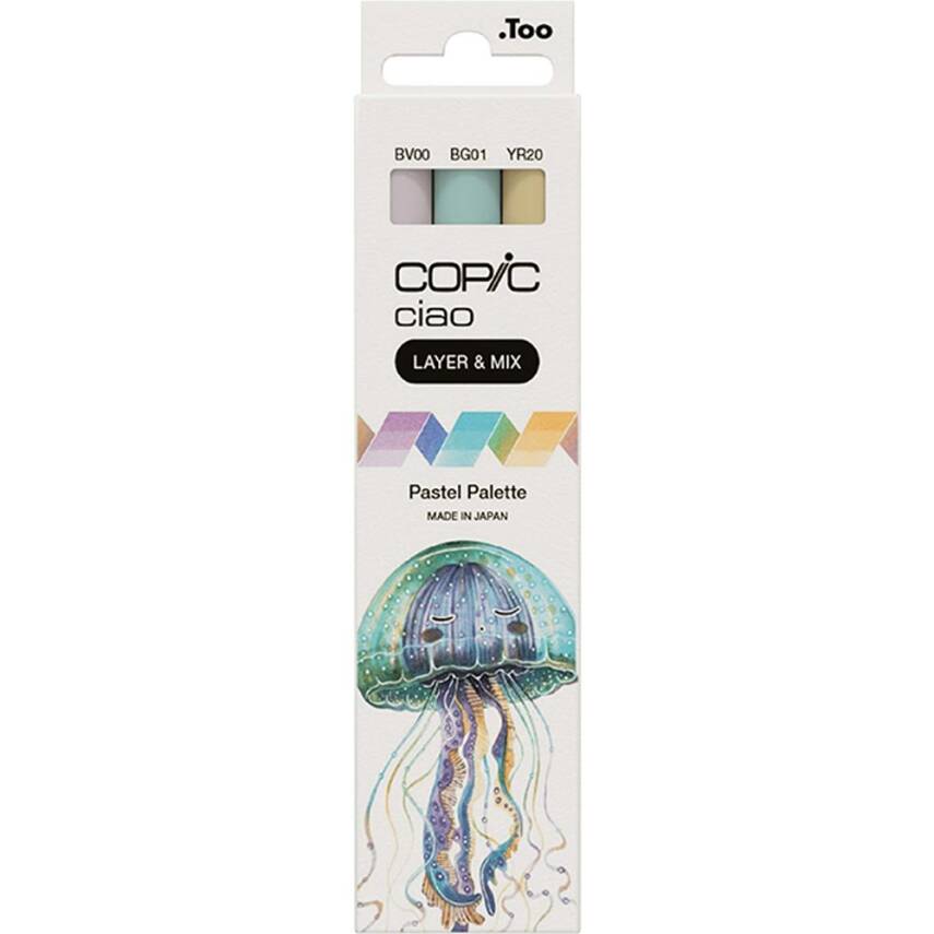 Copic Ciao 3'lü Layer Mix Set Pastel Palette - 1