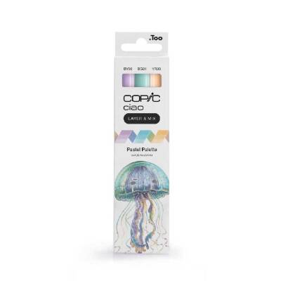 Copic Ciao 3'lü Layer Mix Set Pastel Palette