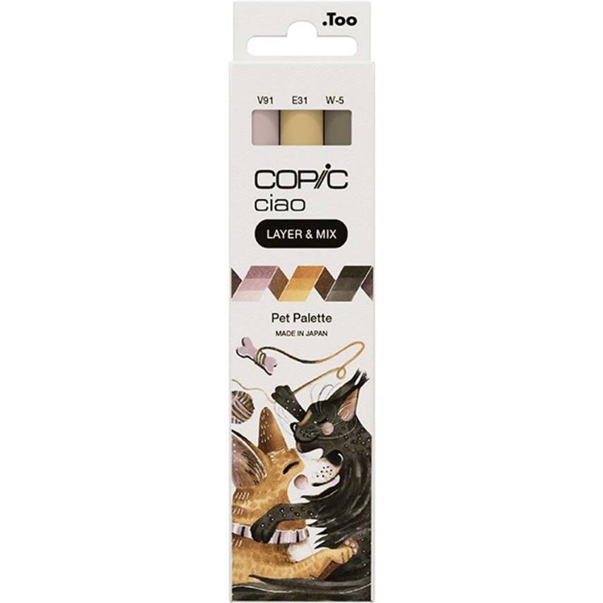 Copic Ciao 3'lü Layer Mix Set Pet Palette - 1