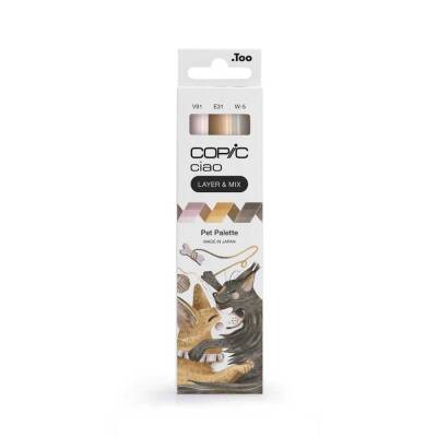 Copic Ciao 3'lü Layer Mix Set Pet Palette