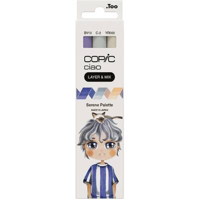 Copic Ciao 3'lü Layer Mix Set Serene Palette