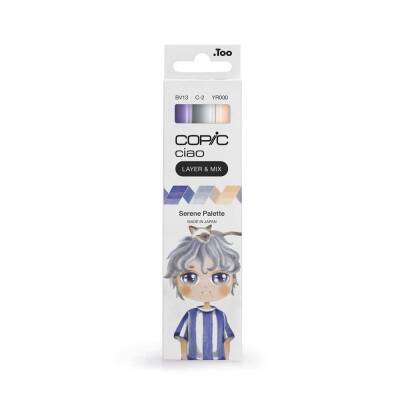 Copic Ciao 3'lü Layer Mix Set Serene Palette