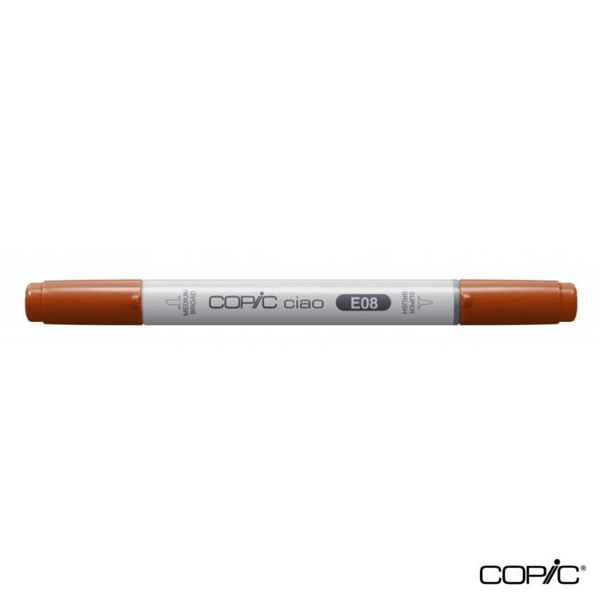 Copic Ciao Marker E 08 Brown - 1