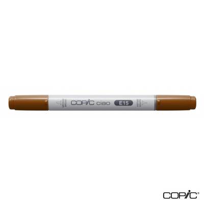 Copic Ciao Marker E 15 Dark Suntan