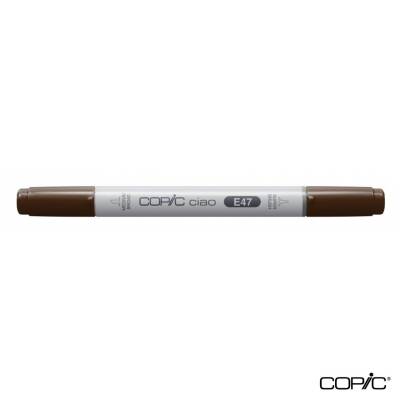 Copic Ciao Marker E 47 Dark Brown