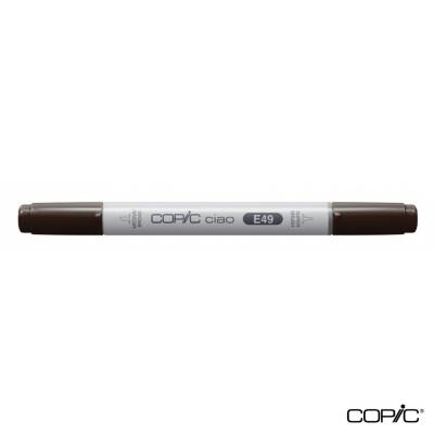 Copic Ciao Marker E49 Dark Bark - 1
