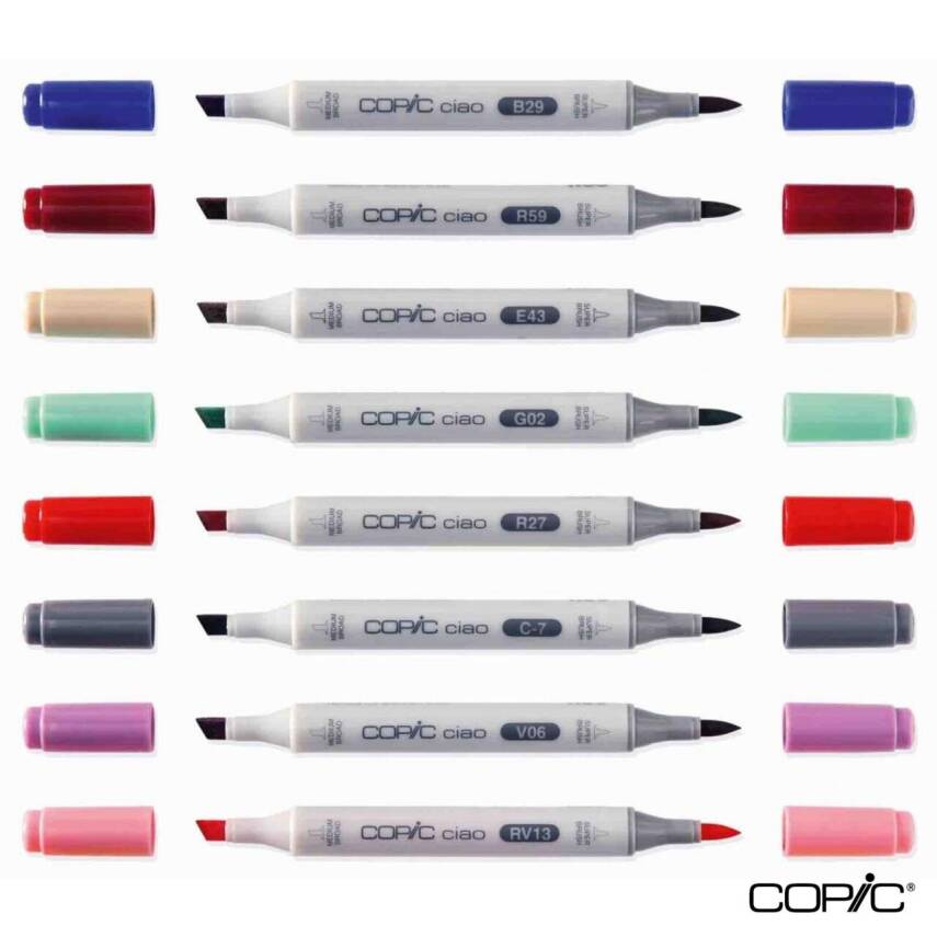Copic Ciao Marker R05 Salmon Red - 3