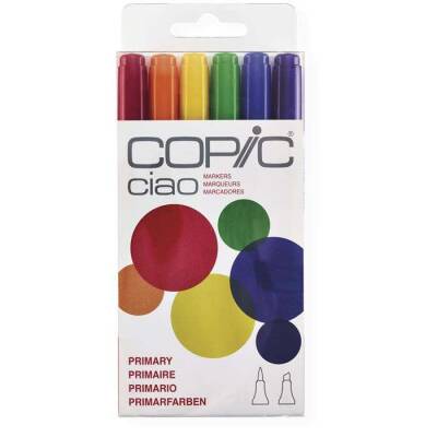 Copic Ciao Marker Set Primary 6’lı