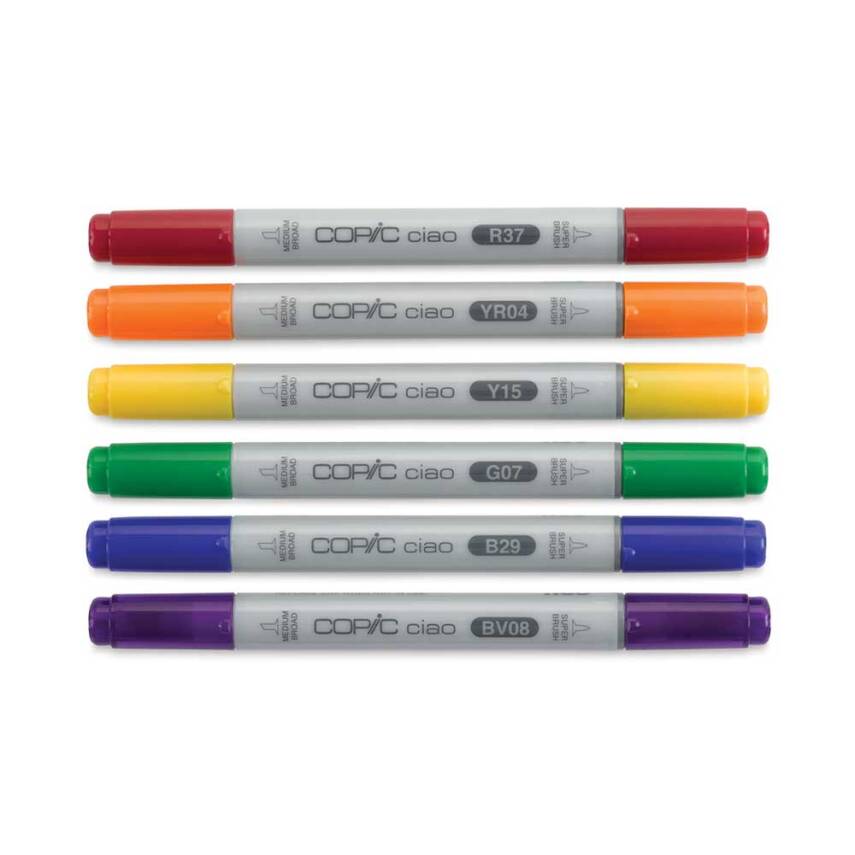 Copic Ciao Marker Set Primary 6’lı - 3