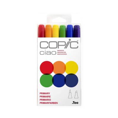 Copic Ciao Marker Set Primary 6’lı