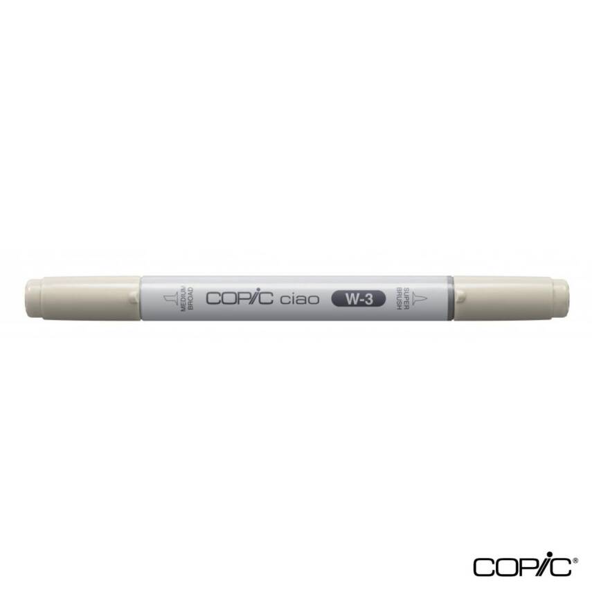 Copic Ciao Marker W-3 Warm Grey No:3 - 1