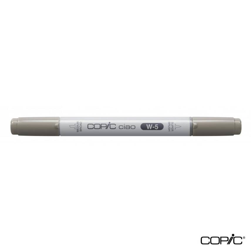 Copic Ciao Marker W-5 Warm Grey No:5 - 1