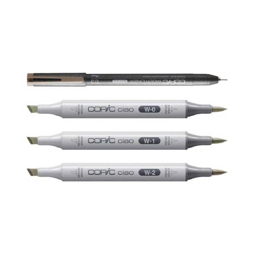 Copic Ciao Shade Set 4-pack Light Warm Gray - 4