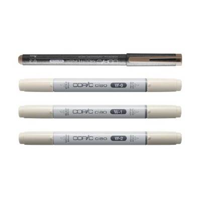 Copic Ciao Shade Set 4-pack Light Warm Gray - 3