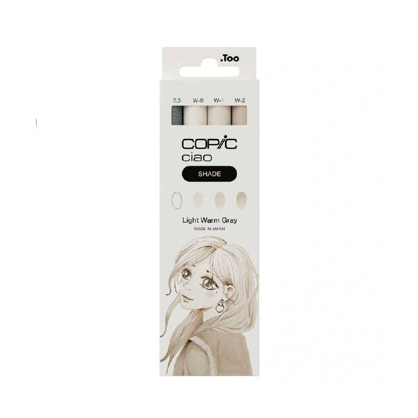 Copic Ciao Shade Set 4-pack Light Warm Gray - 1