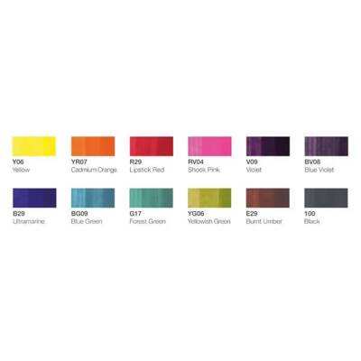 Copic Cüzdan Starter Essetials Set 12’li - 4