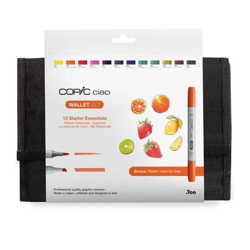 Copic Cüzdan Starter Essetials Set 12’li - 1