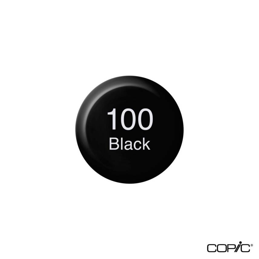Copic Ink 100 Acrylic Pen Ink Black - 2