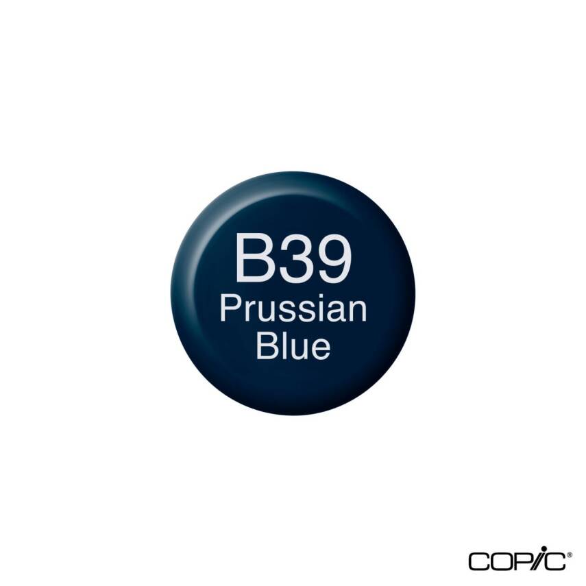 Copic Ink B 39 Acrylic Pen Ink Prussian Blue - 2