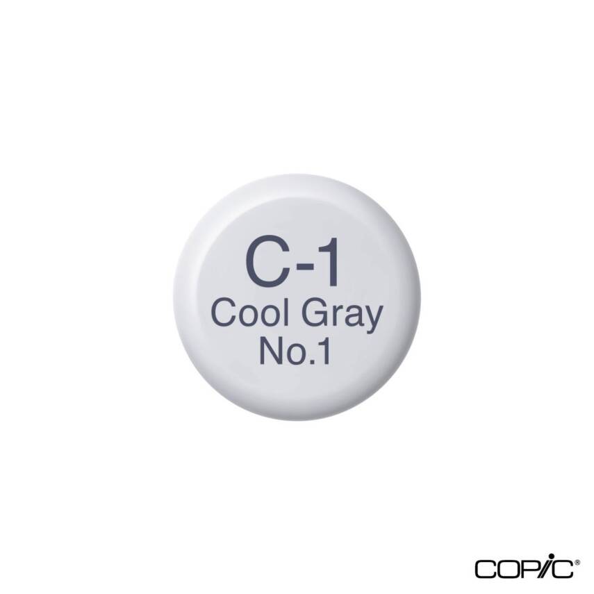 Copic Ink C 1 Acrylic Pen Ink Cool Gray - 2