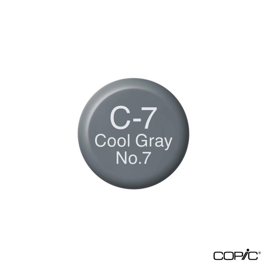 Copic Ink C 7 Akrilik Kalem Mürekkebi Cool Gray - 2