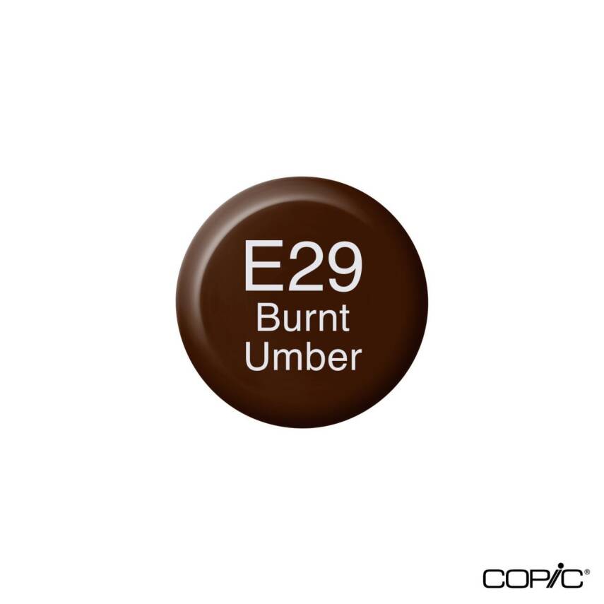 Copic Ink E 29 Acrylic Pen Ink Burnt Umber - 2