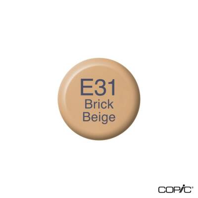 Copic Ink E 31 Acrylic Pen Ink Brick Beige - 2