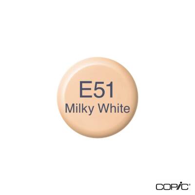 Copic Ink E 51 Acrylic Pen Ink Milky White - 2