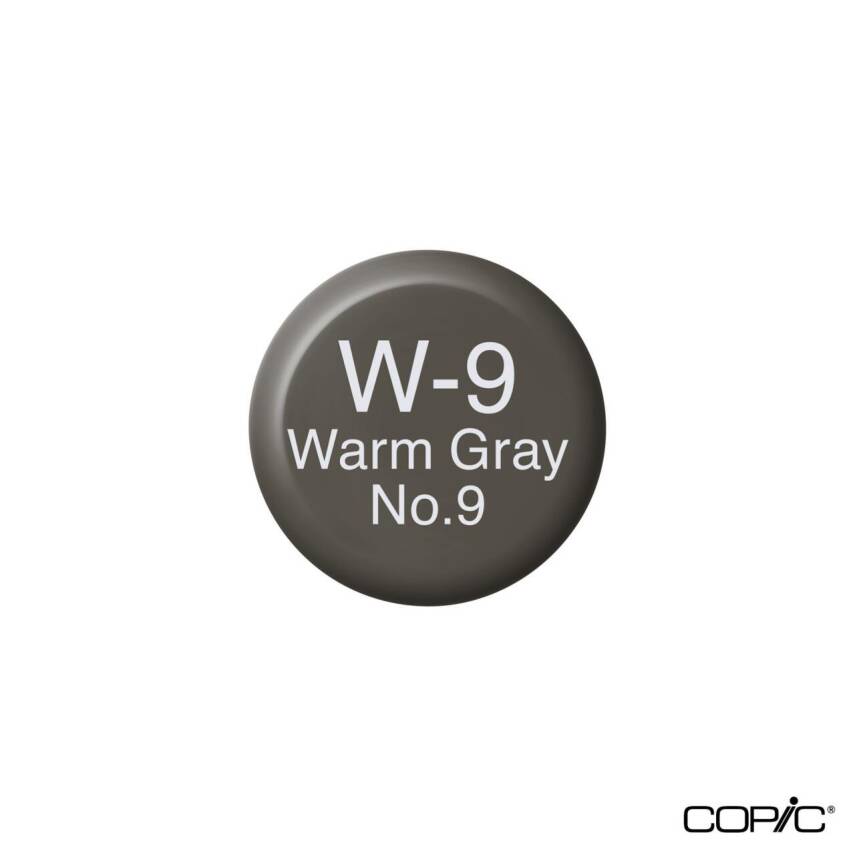 Copic Ink W 9 Acrylic Pen Ink Warm Gray - 2